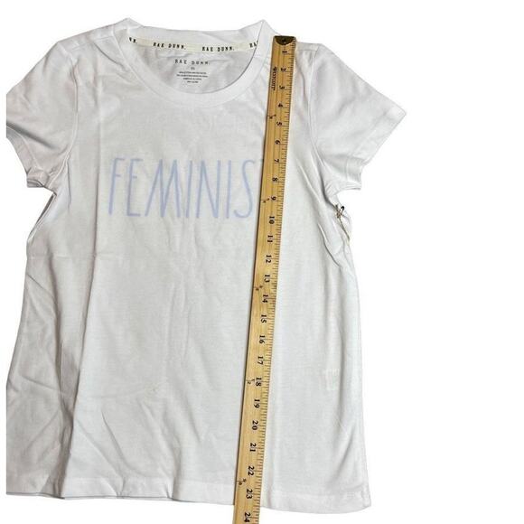 Rae Dunn Women's Feminist Tee T-Shirt Size XS‎ New with tag - Picture 3 of 8